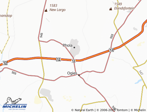 MICHELIN Oyco map - ViaMichelin