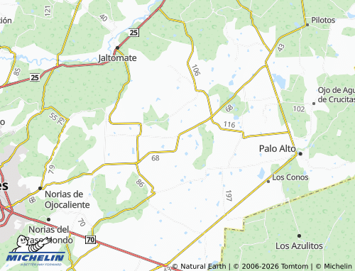 Mapa MICHELIN El Milagro - ViaMichelin