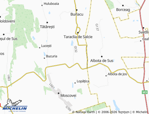 Mappa MICHELIN Tartaul de Salcie - ViaMichelin