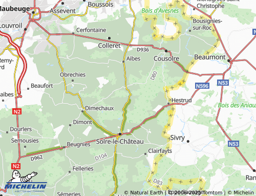 Carte MICHELIN Eccles - ViaMichelin