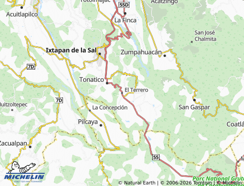 Carte MICHELIN El Terrero - ViaMichelin