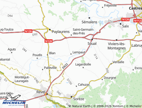 Mappa MICHELIN Lempaut - ViaMichelin