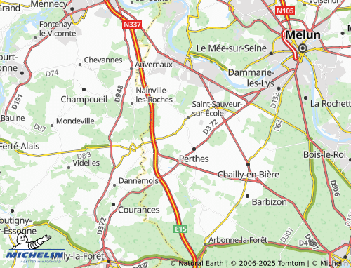 MICHELIN La Planche map - ViaMichelin