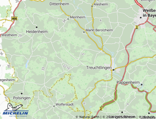MICHELIN-Landkarte Windischhausen - ViaMichelin