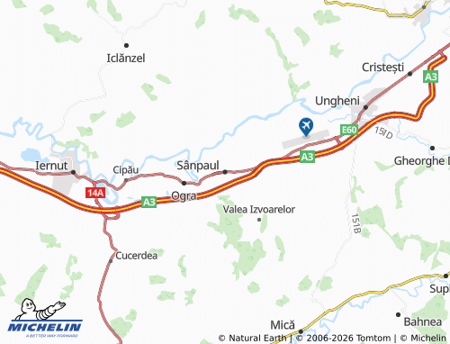 Carte MICHELIN Sânpaul - ViaMichelin
