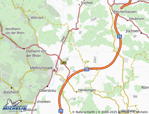 Carte MICHELIN Mühlfeld - ViaMichelin