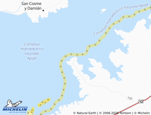 MICHELIN Rincón Ombú Chico map - ViaMichelin