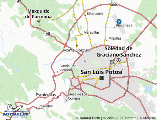 Carte MICHELIN Juan Pablo 2 - ViaMichelin