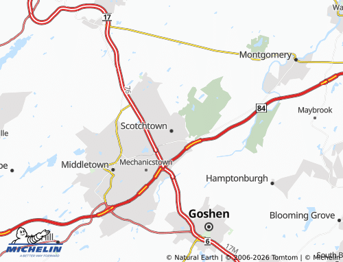 Mappa MICHELIN Scotchtown - ViaMichelin