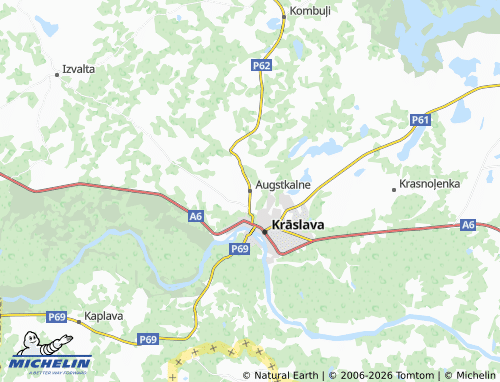 Mapa MICHELIN Augstkalne - ViaMichelin