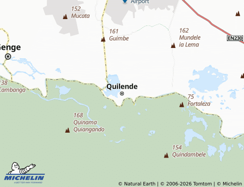 MICHELIN Quilende map - ViaMichelin