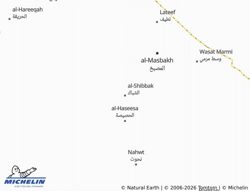 MICHELIN-Landkarte al-Shibbak - ViaMichelin