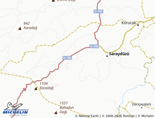 Mappa MICHELIN Hanoğlu - ViaMichelin