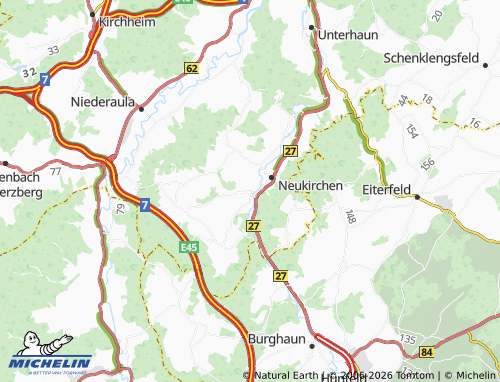 MICHELIN Rhina map - ViaMichelin