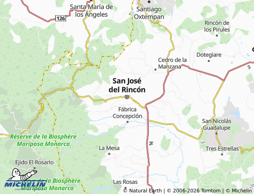 MICHELIN San José del Rincón map - ViaMichelin