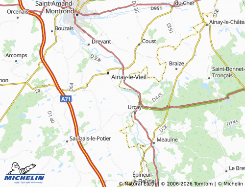 Mappa MICHELIN La Perche - ViaMichelin