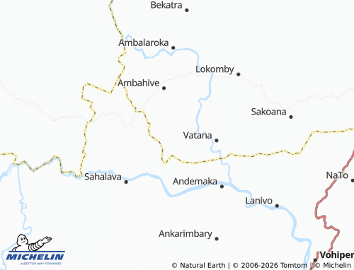 Mappa MICHELIN Ambandrika - ViaMichelin