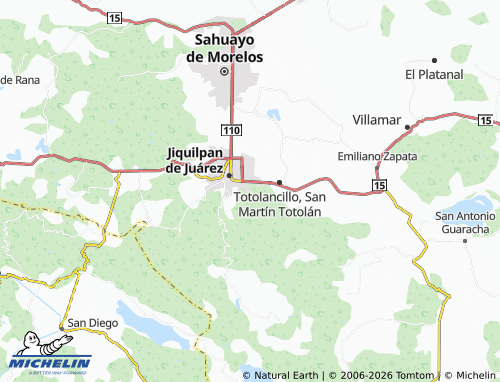 Mappa MICHELIN Fovissste 2 - ViaMichelin