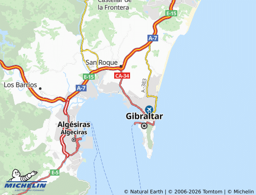 MICHELIN Campamento map - ViaMichelin