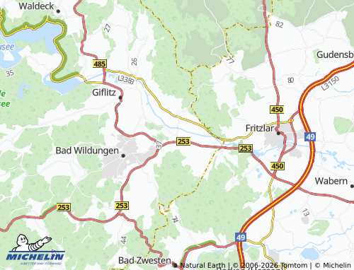MICHELIN Wega map - ViaMichelin