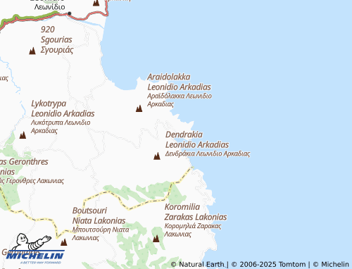 MICHELIN Fokiano map - ViaMichelin