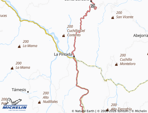 Carte MICHELIN La Pintada - ViaMichelin