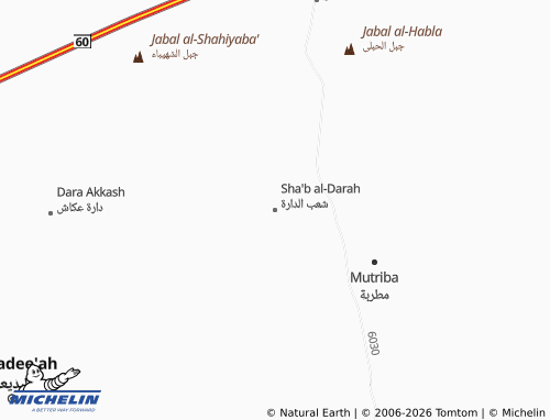 MICHELIN-Landkarte Sha'b al-Darah - ViaMichelin