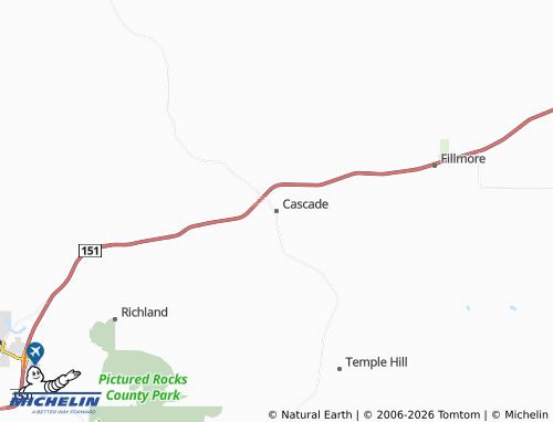 Mappa MICHELIN Cascade - ViaMichelin