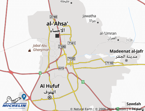 MICHELIN-Landkarte Al Faisaliyah 2nd - ViaMichelin