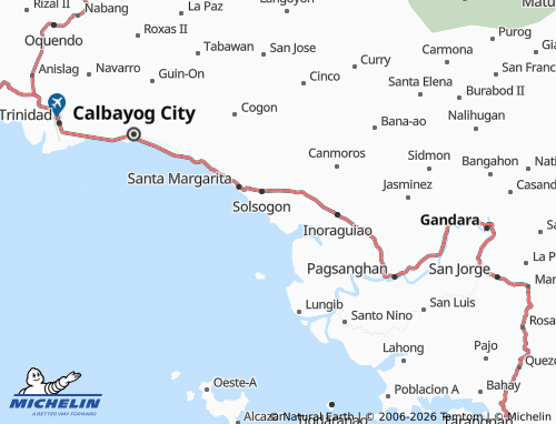 MICHELIN Napuro II map - ViaMichelin