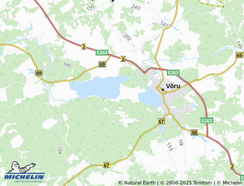 MICHELIN Roosisaare map - ViaMichelin