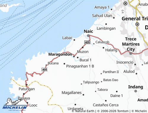 MICHELIN Maragondon map - ViaMichelin