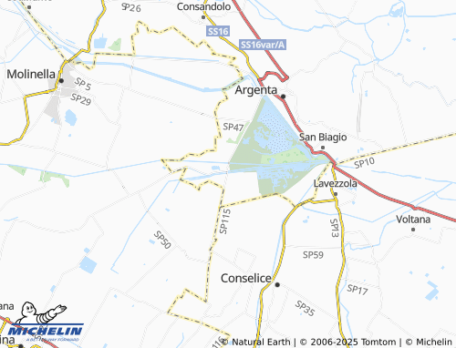 MICHELIN Campotto map - ViaMichelin