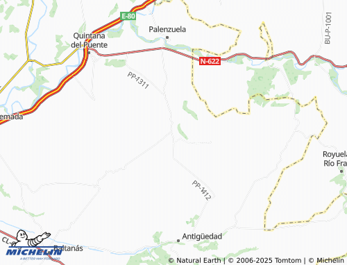 MICHELIN Tabanera de Cerrato map - ViaMichelin