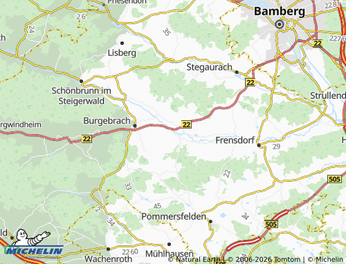 MICHELIN Unterneuses map - ViaMichelin