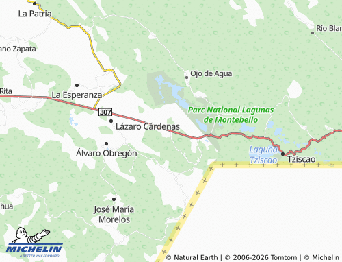 Mappa MICHELIN Hidalgo - ViaMichelin