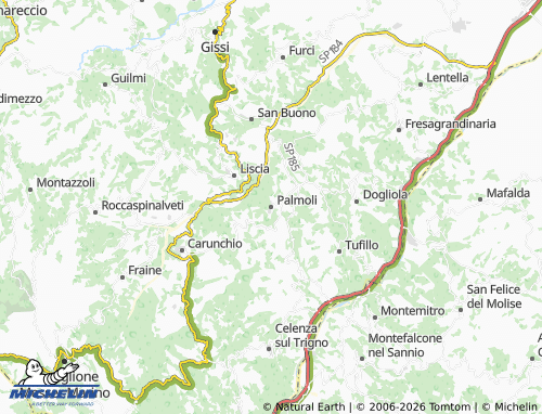 Mappa MICHELIN Palmoli - ViaMichelin
