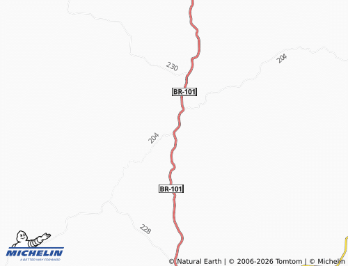 MICHELIN Morro do Côco map - ViaMichelin