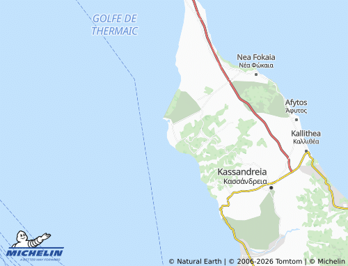 MICHELIN Sani map - ViaMichelin