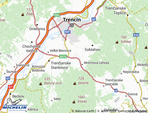MICHELIN Hámre map - ViaMichelin