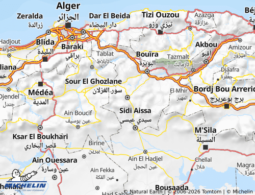 MICHELIN Sour al-Ghizlan map - ViaMichelin