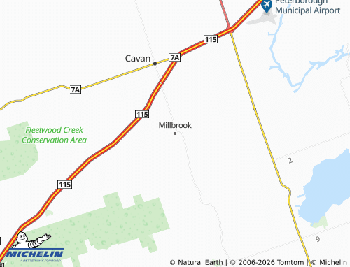 MICHELIN Millbrook map - ViaMichelin