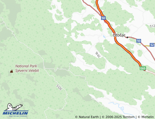 MICHELIN Poljana map - ViaMichelin