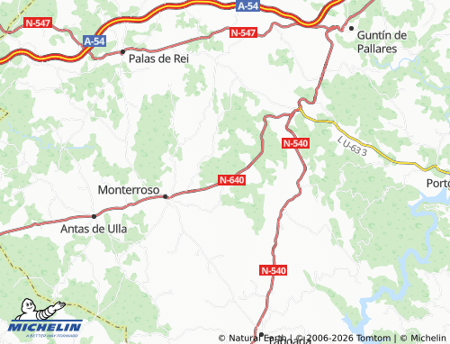 MICHELIN Coto da Corna map - ViaMichelin