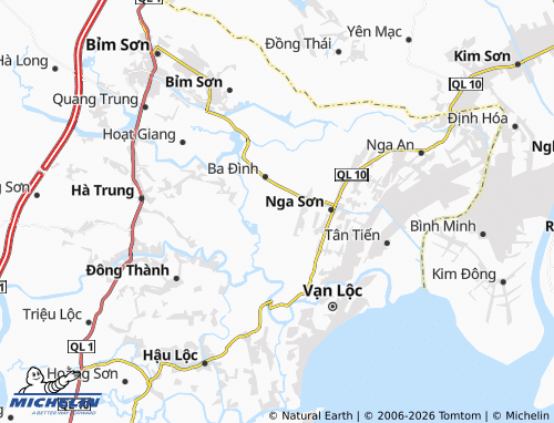 Mappa MICHELIN Nga Thắng - ViaMichelin
