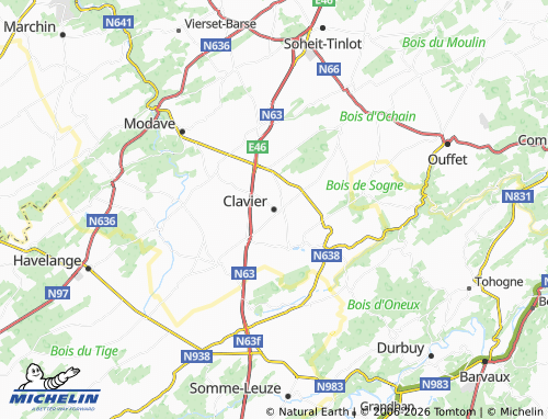 MICHELIN Clavier map - ViaMichelin