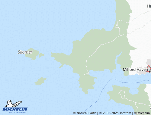 MICHELIN Marloes and Saint Brides map - ViaMichelin