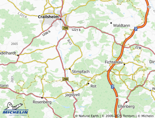MICHELIN Siglershofen map - ViaMichelin