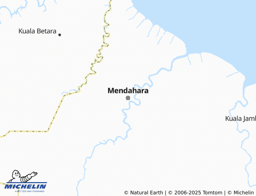 MICHELIN Mendahara map - ViaMichelin