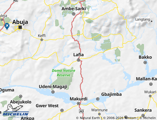 Mapa MICHELIN Nassarawa - ViaMichelin